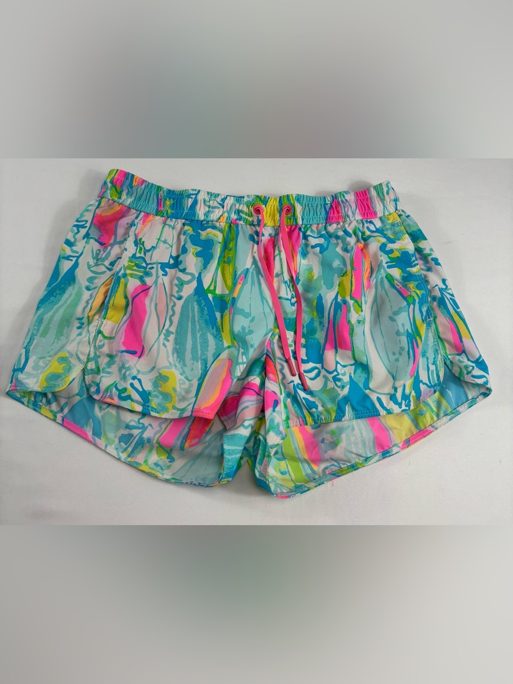 Lilly Pulitzer Lili Pope Tropical Swim Shorts Small